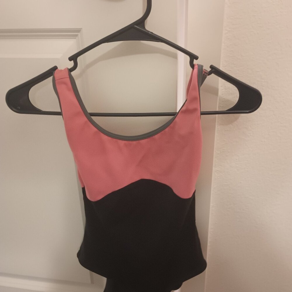 Anna Pink/Black Medium leotard